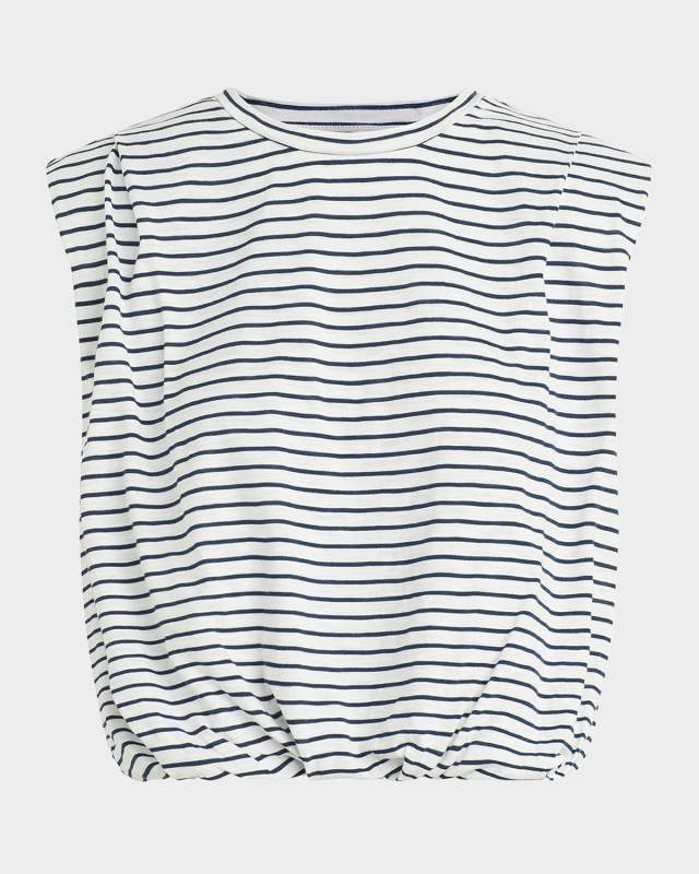 The Arden Sleeveless Stripe T